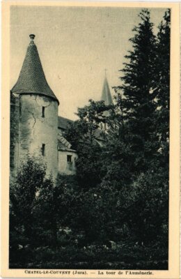 Old postcard Chatel le Couvent La tour de l'Aumonerie (1266000)