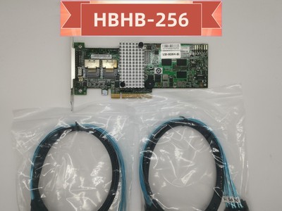 LSI 9264-8i 6GB PCI-E RAID CONTROLLER 256M RAID 5 6 W/2* SFF8087 SATA Cable