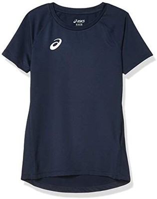 ASICS Kids' Youth Stock Compression 1/2 Sleeve Team Navy Size Large
