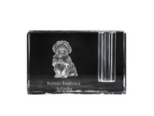 Bolonka, Russian Tsvetnaya Bolonka Zwetna - Porte Stylo , Kristallorgani