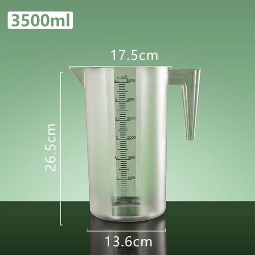 1 Stück Maßbehälter Klar Kanne Becherglas mit Griff Messglas Tasse Backen - Bild 26 von 32