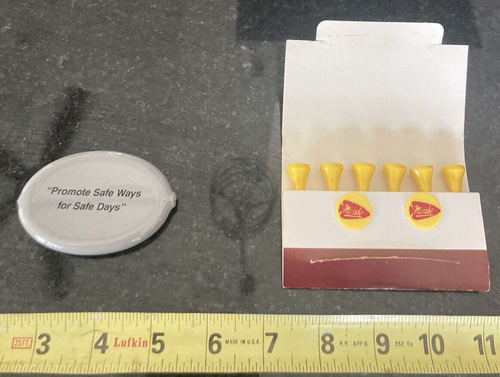 Vintage-DMIR Railroad Golf Tees and Change Purse-Cool! - Picture 2 of 2
