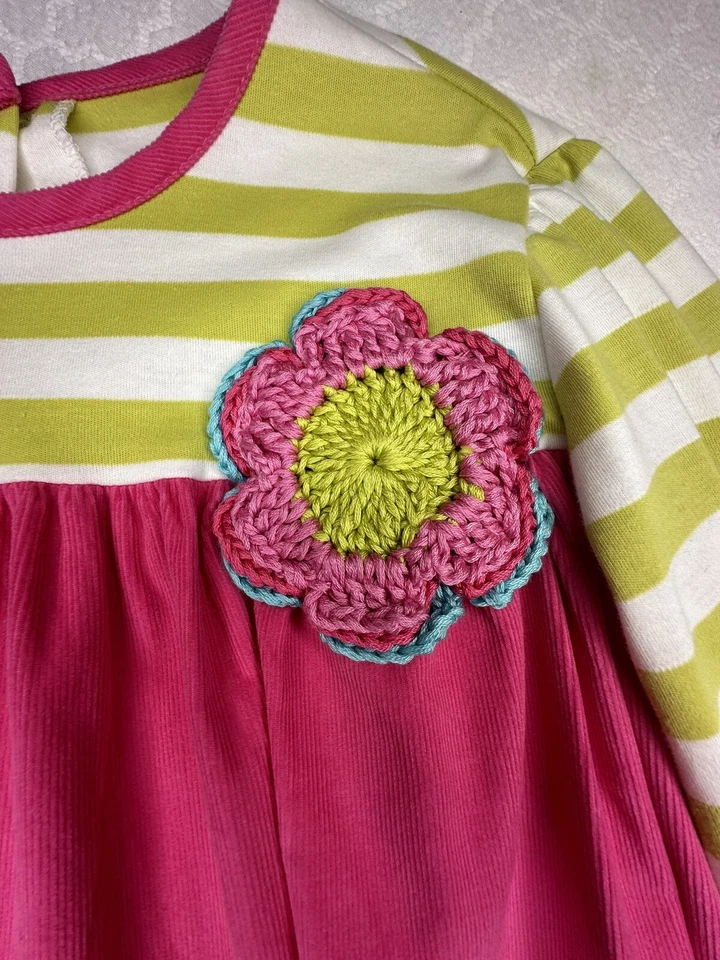 Vestido Zuccini BOUTIQUE Niñas Talla 8 Rosa Pana Manga Larga - Perfecto para OTOÑO Foto 2 de 4