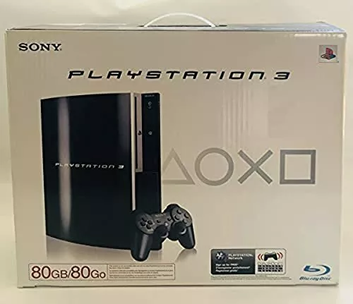  Sony Playstation 3 80GB Game System BluRay HDMI