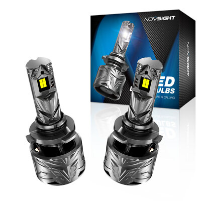 NOVSIGHT 9005 LED Headlight Super Bright Bulbs 50000LM High Beam HB3 Lamp 6500K