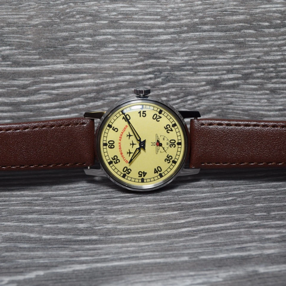 Watch Pobeda Yuri Gagarin WristWatch Sturmanskie Vintage Soviet Mechanical USSR - Image 4 of 4