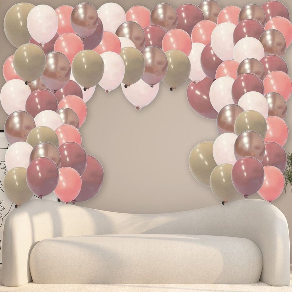 Latex Dusty Pink Double Stuffed Birthday Nude Party Decorations eBay