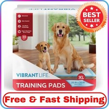 Vibrant Life Extra Large Training Pads, 26" x 30", 30 Pack