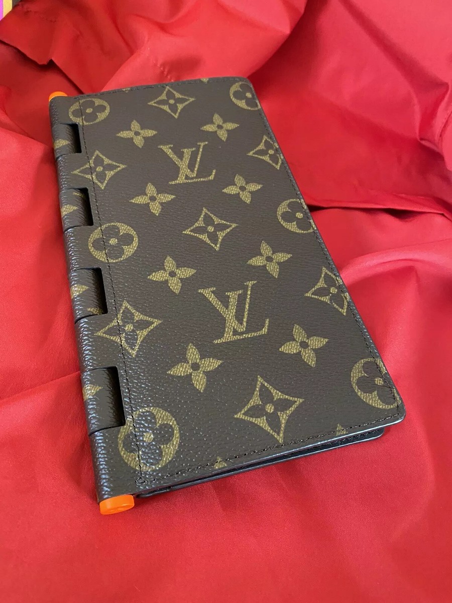 NWT RARE AUTH LOUIS VUITTON VIRGIL ABLOH LV MONOGRAM HINGED BRAZZA 