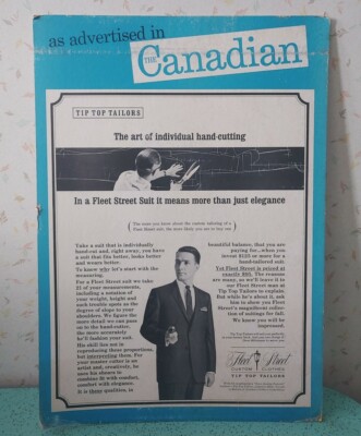 Vintage Tip Top Tailors Advertising Tabletop Standee 