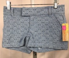 New GIRLS CAMP SHORTS 10  Macy's Greendog Dog blue CUTE
