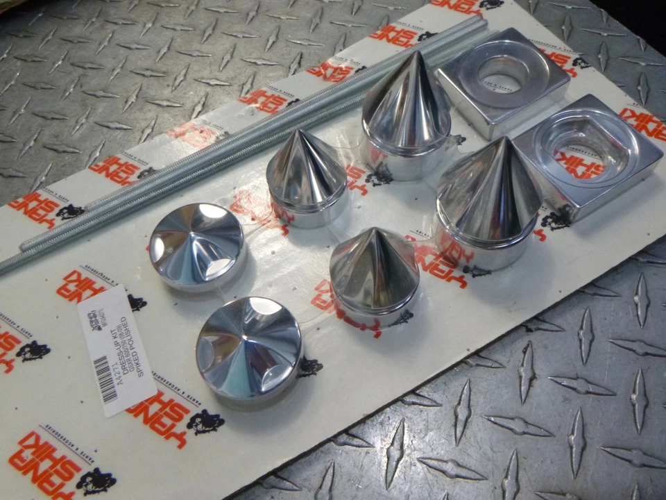 轴装扮套件 08 - 2017 铃木 GSXR 600 & 750 铬数控坯铝 美国 — 第 3/4 张图片