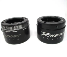 RINEHART RACING 900-0111 BLACK 4IN END CAPS (USED , one poor) NO HARDWARE
