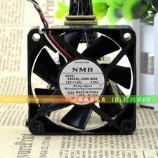 1 pcs NMB 2406RL-04W-M30 12V 0.08A 6cm 2-wire 6015 silent cooling fan.