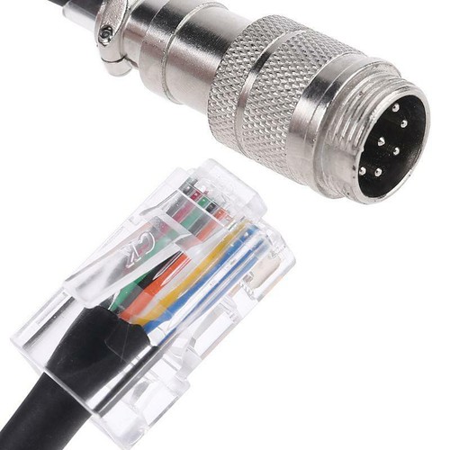 8 Pin do RJ-45 Modułowa wtyczka Kabel mikrofonowy Adapter do mikrofonu Yaesu MD-200 MD-100 - Zdjęcie 2 z 10