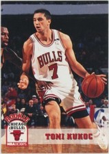 1993-94 Skybox NBA Hoops Toni Kukoc Rookie Chicago Bulls RC #313