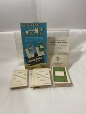 Vintage - Know Your States A Play Way Geography Card Game No 1306. W/ Directions