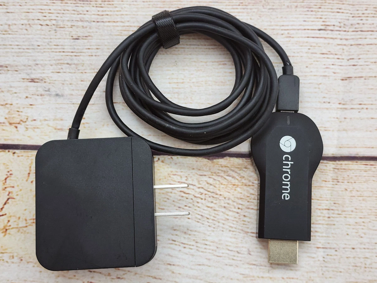 BUNDLE Google Chromecast H2G2 42 1080p w- AC Pwr/Ethernet Adapter