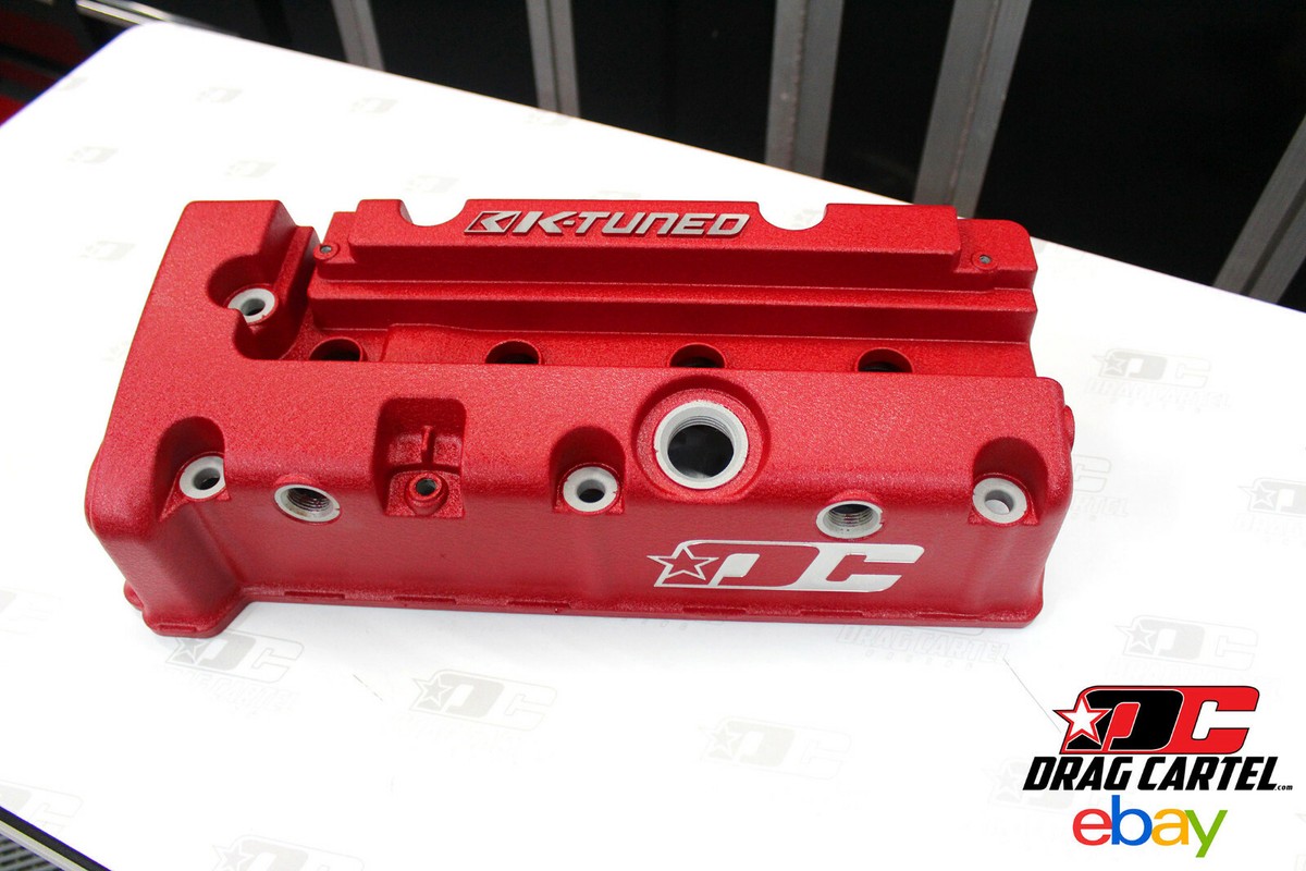 K-TUNED / DC VALVE COVER - COLLABORATION - RED, Honda K20 K24 K