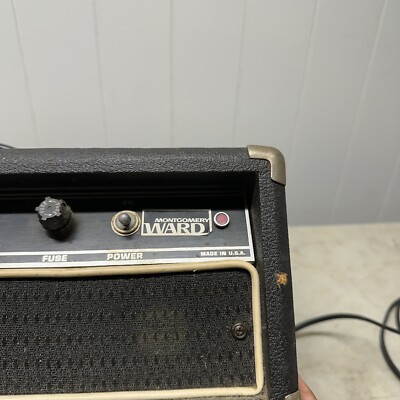 USA製 60's~70's Vintage MONTGOMERY WARD A Montgomery Ward 62-9148 Amp All Original parts. | eBay