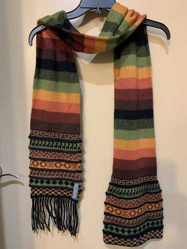Sumac Qantaty 100% Alpaca Peruvian Scarf Hand Made In Peru - Picture 3 of 7