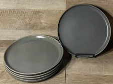 Project 62 Tilley Stoneware 5 Coup Dinner Plates Gray 10 7/8”