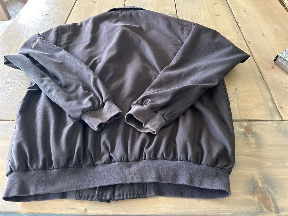 Masters Collection Augusta Dark Gray Full Zip Lined Logo Masters Collection Augusta Dark Gray Full Zip Lined Logo