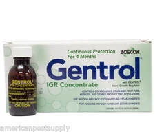 Gentrol Concentrate For Bed Bugs Cockroaches Growth Regulator Makes 10 Gallons