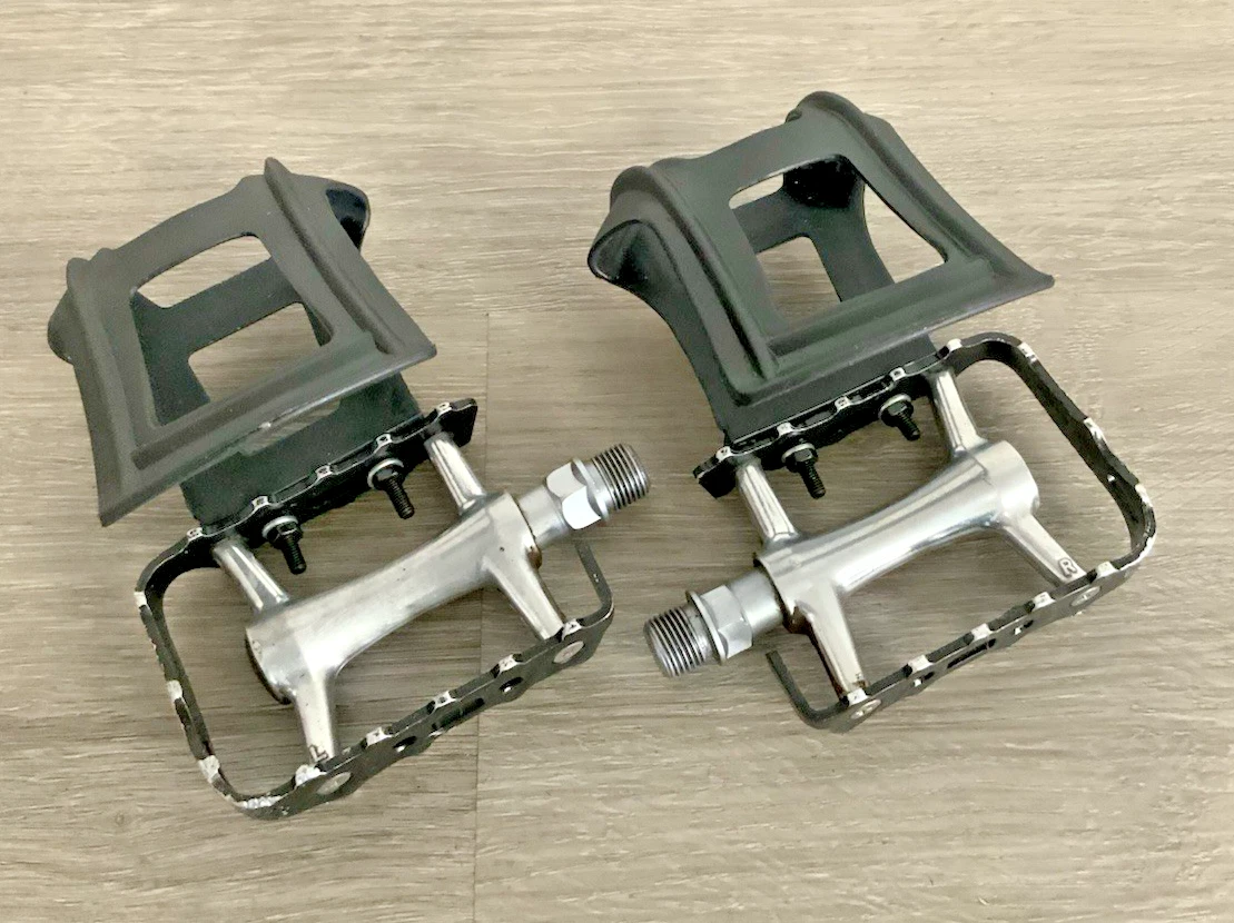 Pédales SHIMANO vtt M-540 SPD argent alu poli