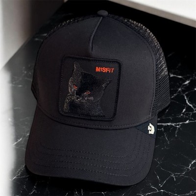 Goorin Bros. Trucker Hat - Metallic Misfit Black Cat Rare