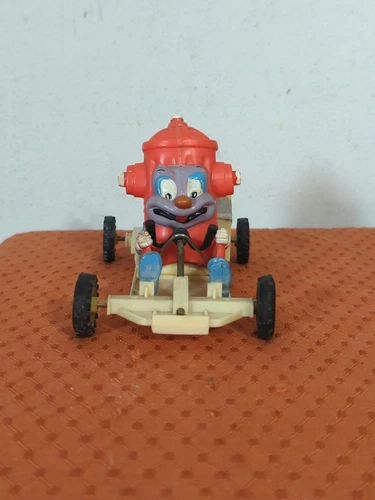 Vintage Marx Marxie Fire Hydrant Racing Go Kart Friction Drive Toy