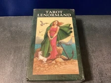 Tarot Lenormand: Tarot Deck by Ernest Fitzpatrick (English) Cards Book - L#226