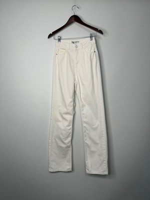 NWT Zara Super High Rise Straight Leg Full Length Jeans Size 2