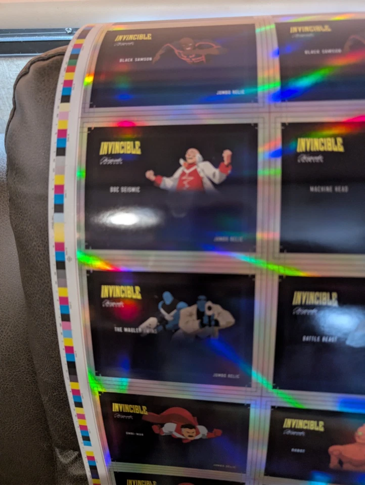 ¡Reliquias Jumbo Lámina Invencible Ultra Rara SIN CORTAR! Certificado por Keepsake 2025 Foto 2 de 4