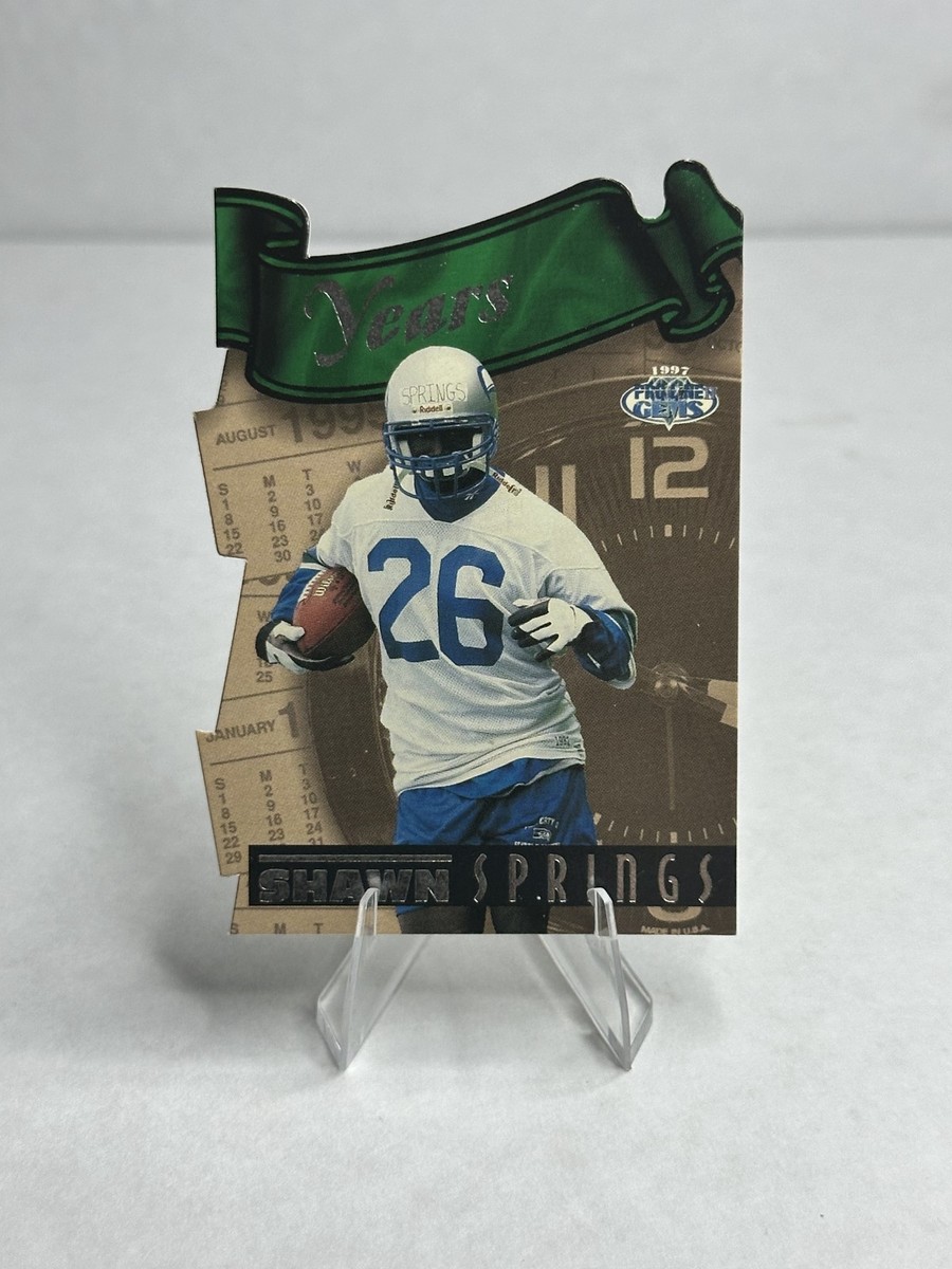 1997 Pro Line Gems #TY13 Shawn Springs Through the Years | eBay