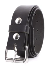 Mens Genuine Buffalo Leather Belt Heavy Duty Veg tan American Handmade Amish 1.5