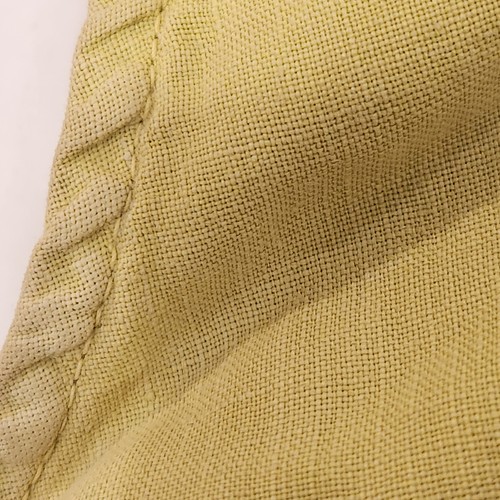 LA Fixsun Top Donna Grande 100% Lino Doppio Strato Lagenlook USA Giallo Verde - Foto 12 di 18