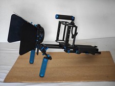 DSLR Rig komplett mit Kamerakäfig, Mattebox und Schulterpolster