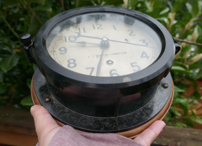 Vintage Chelsea Clock Co. U.S. Maritime Commission Ship Clock | eBay