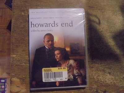Howards End (DVD, 1992, 2-Disc Set, Special Edition) Anthony Hopkins New Sealed