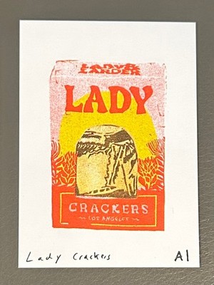 L.A. Exclusive Custom Lady & Larder Anastasia Inciardi Lady Crackers Mini Print