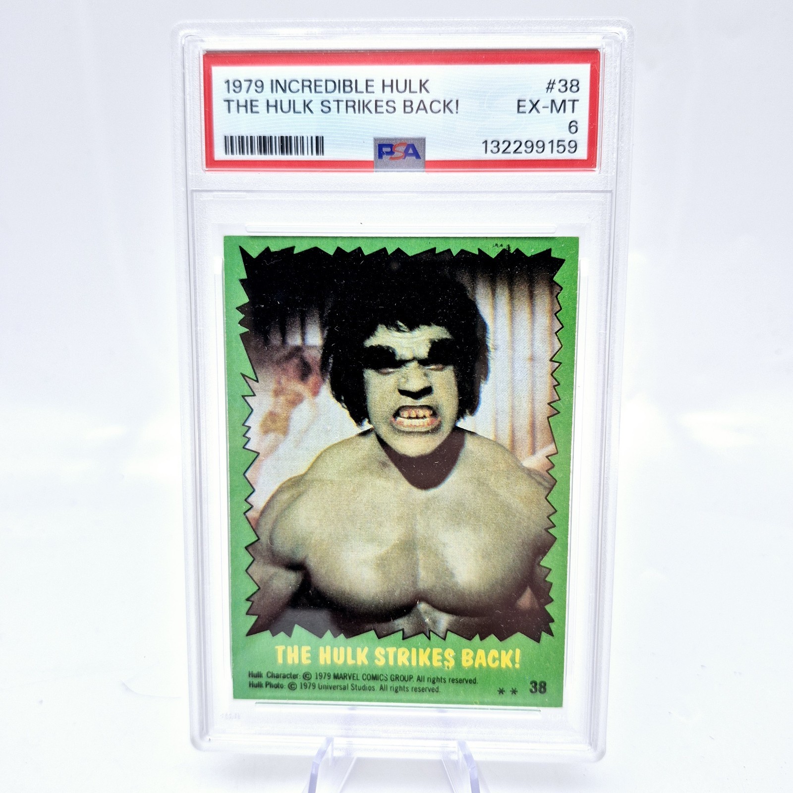 1979 Incredible Hulk Marvel #38 PSA 6 The Hulk Strikes Back view 1
