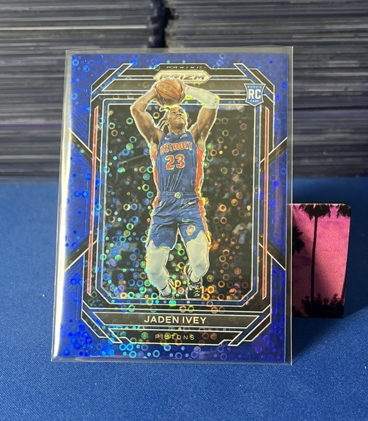 2022-23 Panini Prizm Fast Break Jaden Ivey Blue /150 #256 RC