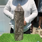 31LB Natural volcano Agate obelisk Scepter Crystal Wand Point Specimen Healing — photo 10