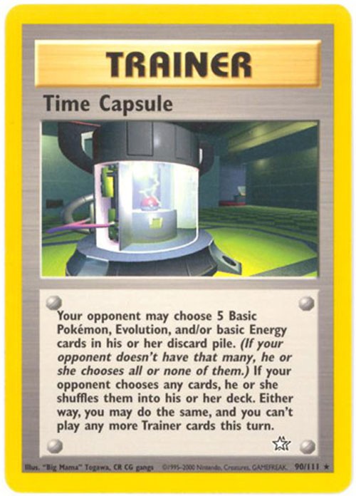Pokemon Card - Neo Genesis 90/111 - TIME CAPSULE (rare) - NM/Mint
