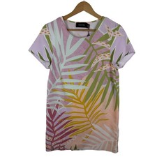 MINKPINK Palm Springs Tee Dress Size XS Tropical Colorful Pastel Resort Vacation