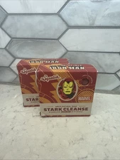 2 Pack Dr. Squatch Stark Cleanse Natural Bar Soaps 5 oz Iron Man Marvel Ltd Ed.