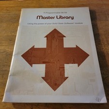 TI Programmable 58/59 Master Library Manual Using Power of Solid State Module