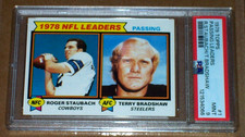 1979 Passing Leaders (Terry Bradshaw) #1 Topps PSA 9 Pittsburgh Steelers
