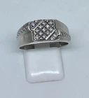Vintage men's ring sterling silver 925 Size 10 Weight 4.12 g.Ukrainian jewelry.